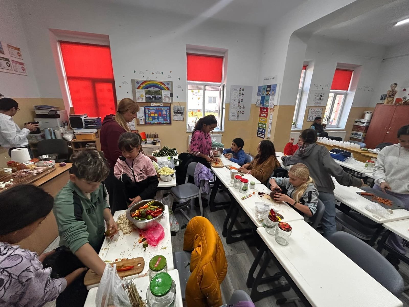 Atelier de toamnă – pregătire de legume și activități creative