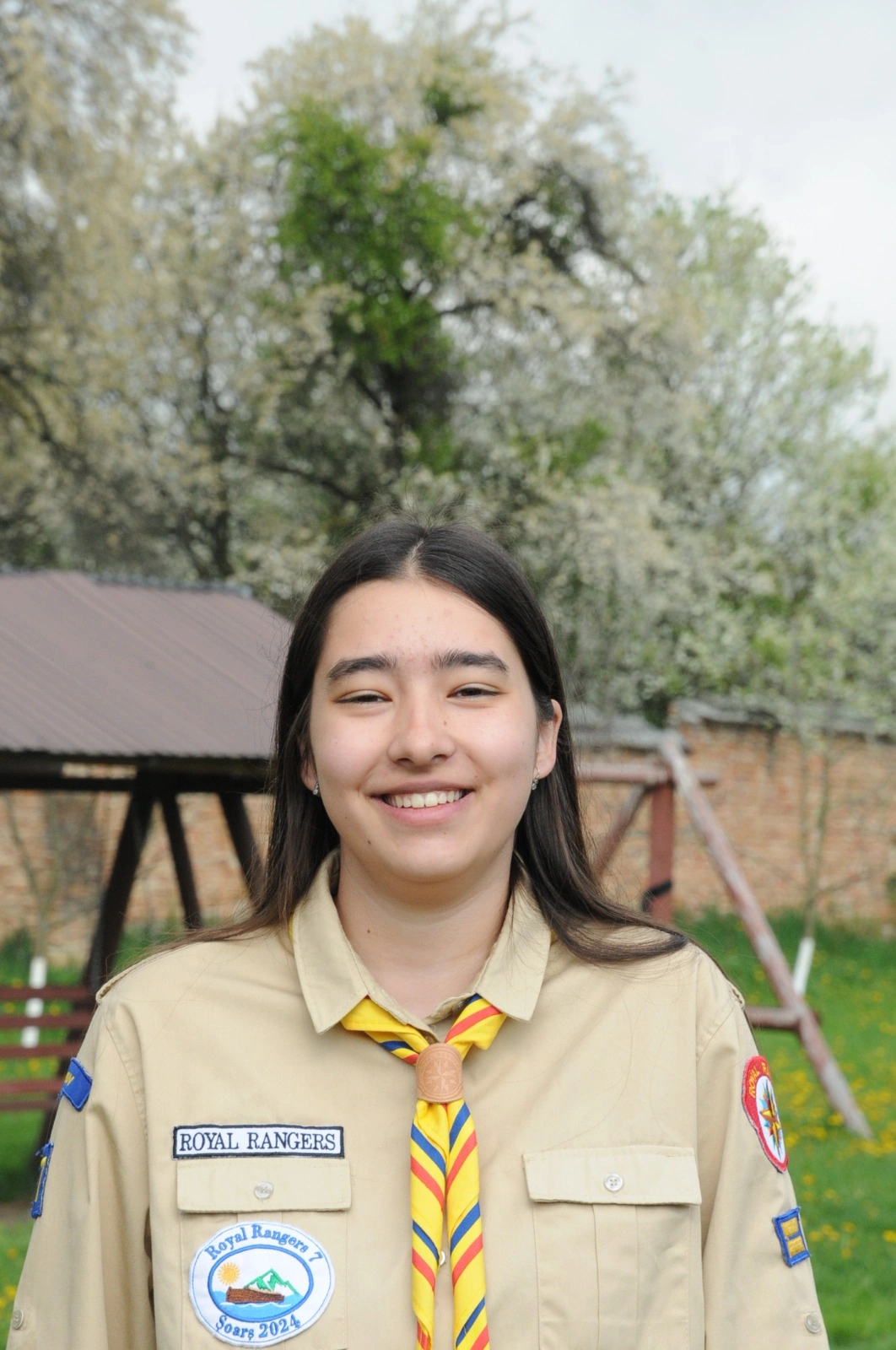 Andra Soare, lider de echipă la Grupul de Boboci, Royal Rangers Postul 7 Brașov