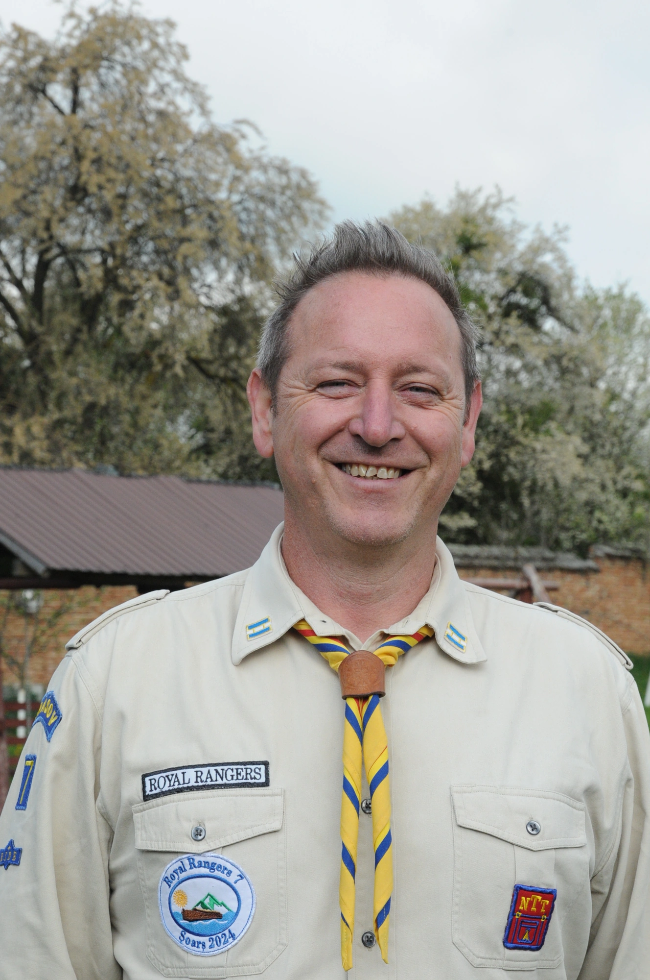 Gerard Bălteanu, liderul Grupului de Exploratori, Royal Rangers Postul 7 Brașov
